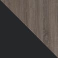 Carver End Table - Weathered Oak & Black - 5046196PCOMUK