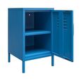 Novogratz Cache Locker End Table - Blue - 2354810COMNUK