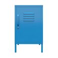 Novogratz Cache Locker End Table - Blue - 2354810COMNUK