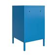 Novogratz Cache Locker End Table - Blue - 2354810COMNUK