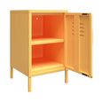 Novogratz Cache Locker End Table - Yellow - 2354814COMNUK