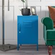 Novogratz Cache Locker End Table - Blue - 2354810COMNUK