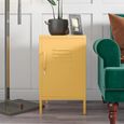 Novogratz Cache Locker End Table - Yellow - 2354814COMNUK