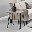 Owen Retro End Table - Rustic Oak - 5068496COMUK