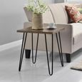 Owen Retro End Table - Walnut - 5068396COMUK