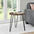 Owen Round End Table - Walnut - 3613222COMUK
