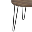 Owen Round End Table - Walnut - 3613222COMUK