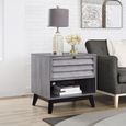 Vaughn Accent Table - Grey Oak - 5029196COMUK