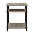 Elmwood End Table - Distressed Grey Oak - 5048096PCOMUK