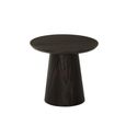 Novero Side Table - Round - Espresso Oak