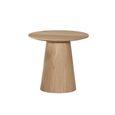 Novero Side Table - Round - Natural Oak