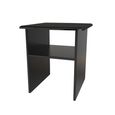 Knightsbridge Lamp Table - Black Gloss