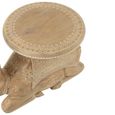 Camel Accent Table - Natural - Mango Wood