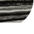 Mathilde Side Table - Round - Grey and Black - Marble