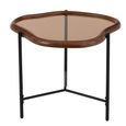 Zir Side Table - Abstract - Large - Multi Colored - Mirrored and Metal