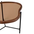 Zir Side Table - Abstract - Large - Multi Colored - Mirrored and Metal