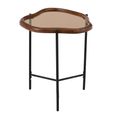 Zir Side Table - Abstract - Multi Colored - Mirrored and Metal