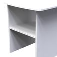 Camden Lamp Table - White Gloss