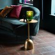 Lera Accent Table - Round - Gold - Aluminium