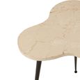 Bee Nest of Tables - 3 Tier - White and Black - Marble and Metal