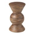 Candy Accent Table - Round - Brown - Mango Wood