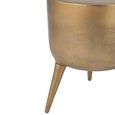 Fone Accent Table - Round - Gold - Aluminium