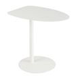 Ice Side Table - White - Metal