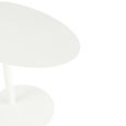 Ice Side Table - White - Metal