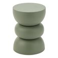 Lise Accent Table - Round - Green - Metal