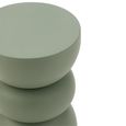 Lise Accent Table - Round - Green - Metal
