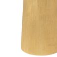 Louane Fluted Accent Table - Round - Gold - Aluminium
