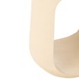 Pod Side Table - Round - Beige - Mango Wood