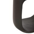 Pod Side Table - Round - Black - Mango Wood