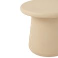 Ram Accent Table - Round - Beige - Plywood