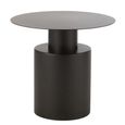 Side Table - Round - Black - Metal
