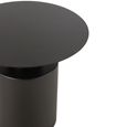 Side Table - Round - Black - Metal