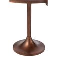 Accent Table - Round - 2 Tier - Bronze - Aluminium