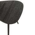 Side Table - Set of 2 - Triangle - Black - Recycle Teak Wood