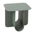 Side Table - Square - Green - Metal