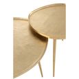 Vinta Accent Table - 2 Tier - Gold - Aluminium