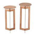 Zino High Side Table - Round - Set of 2 - Copper and Metal