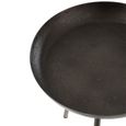 Side Table - Round - 3 Tier - Tripod Leg - Matt Dark Grey - Metal