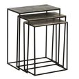 Nest of Tables - 3 Tier - Black - Aluminium