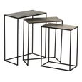 Nest of Tables - 3 Tier - Black - Aluminium