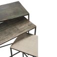 Nest of Tables - 3 Tier - Black - Aluminium