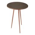 Akola Side Table - Copper - Round