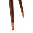 Boho Side Table - Copper Carved - Round