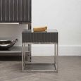 Genoa Side Table - Square - Grey
