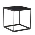 Genoa Side Table - Square - Black