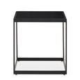 Genoa Side Table - Square - Black